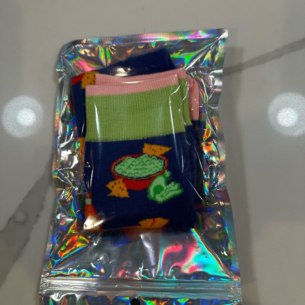 Colorful Patterned Men's Sock - Picture 3 of 4